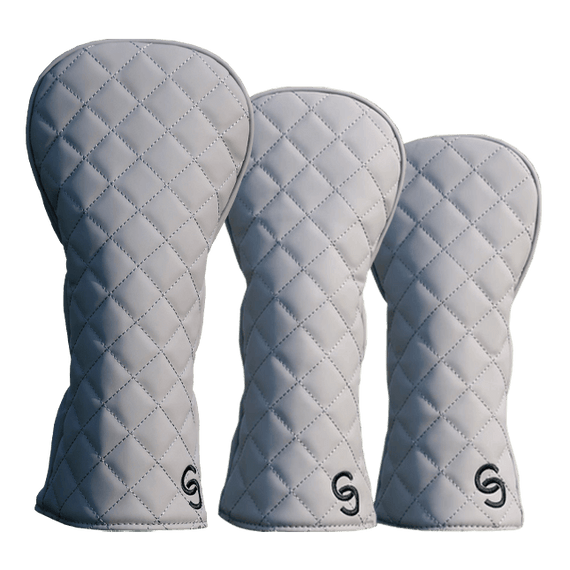 Ghost Quilted Headcover Set Space Grey