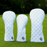 Ghost Quilted Headcover Set Polar White