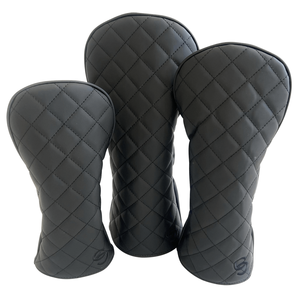 Ghost Quilted Headcover Set Stealth Black