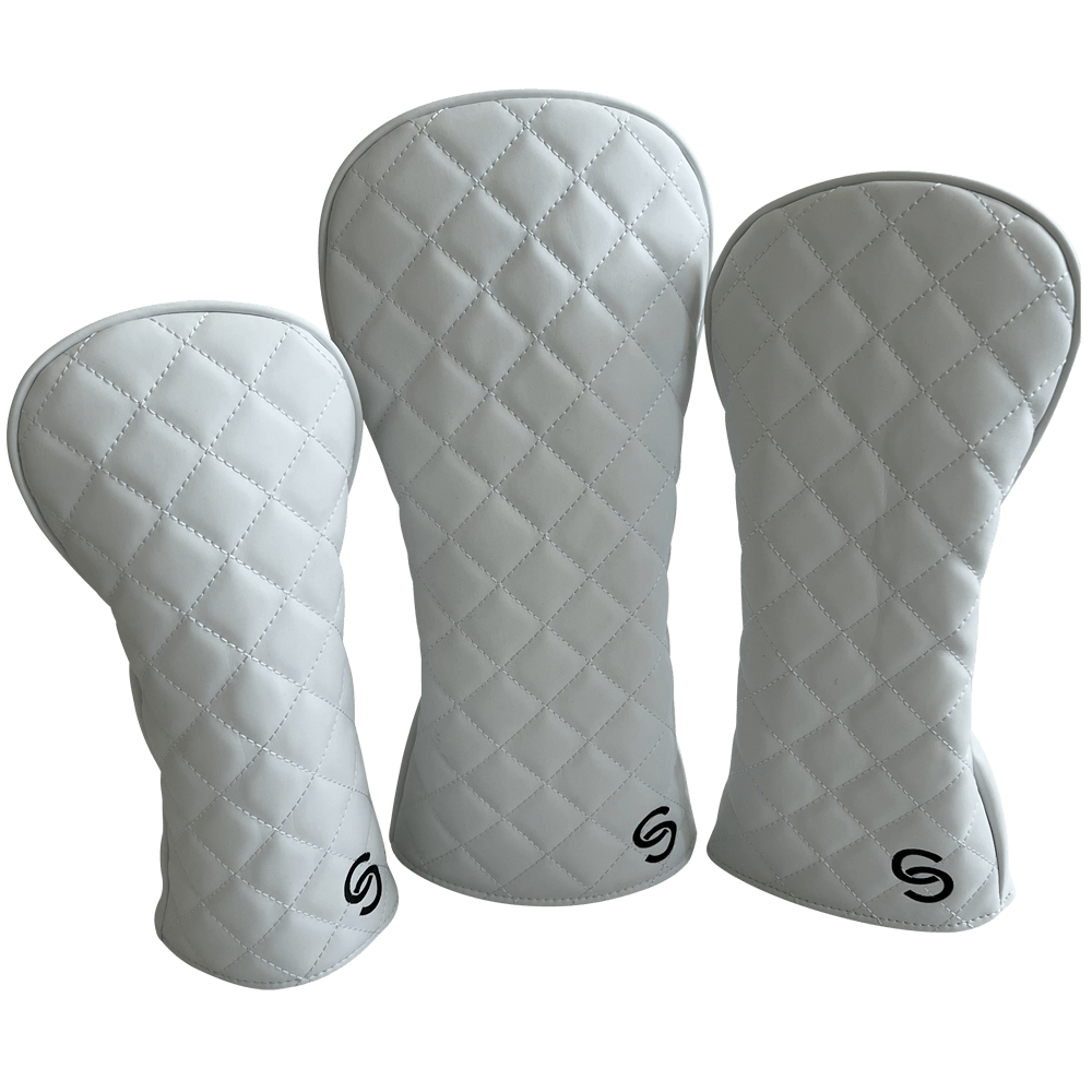Ghost Quilted Headcover Set Polar White