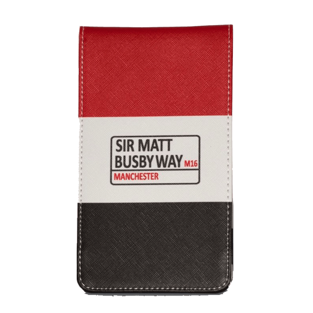 Sir Matt Busby Way - Golf Scorecard Holder / Yardage Book