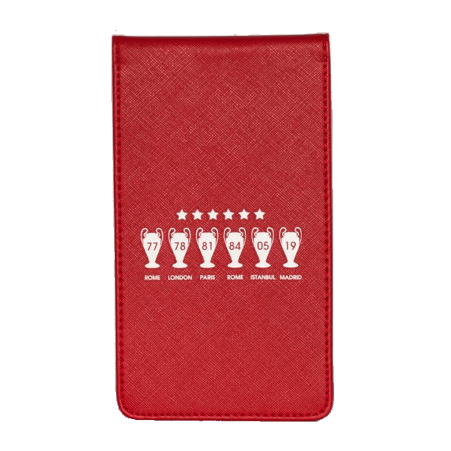 Liverpool Champions Of Europe - Scorecard Holder / Yardage Book