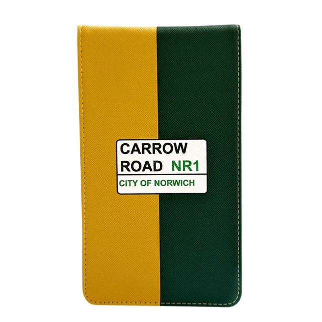 Carrow Road - Scorecard Holder / Yardage Book